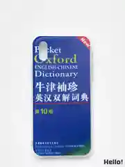 Чехол для Apple iPhone XR словарь Oxford