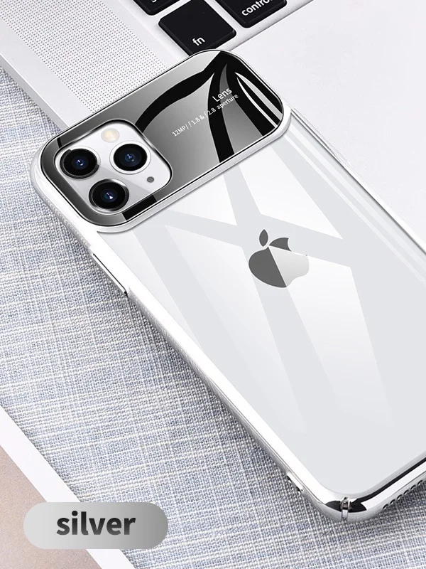 Серебряный чехол для iPhone 11/11 pro/11 pro max