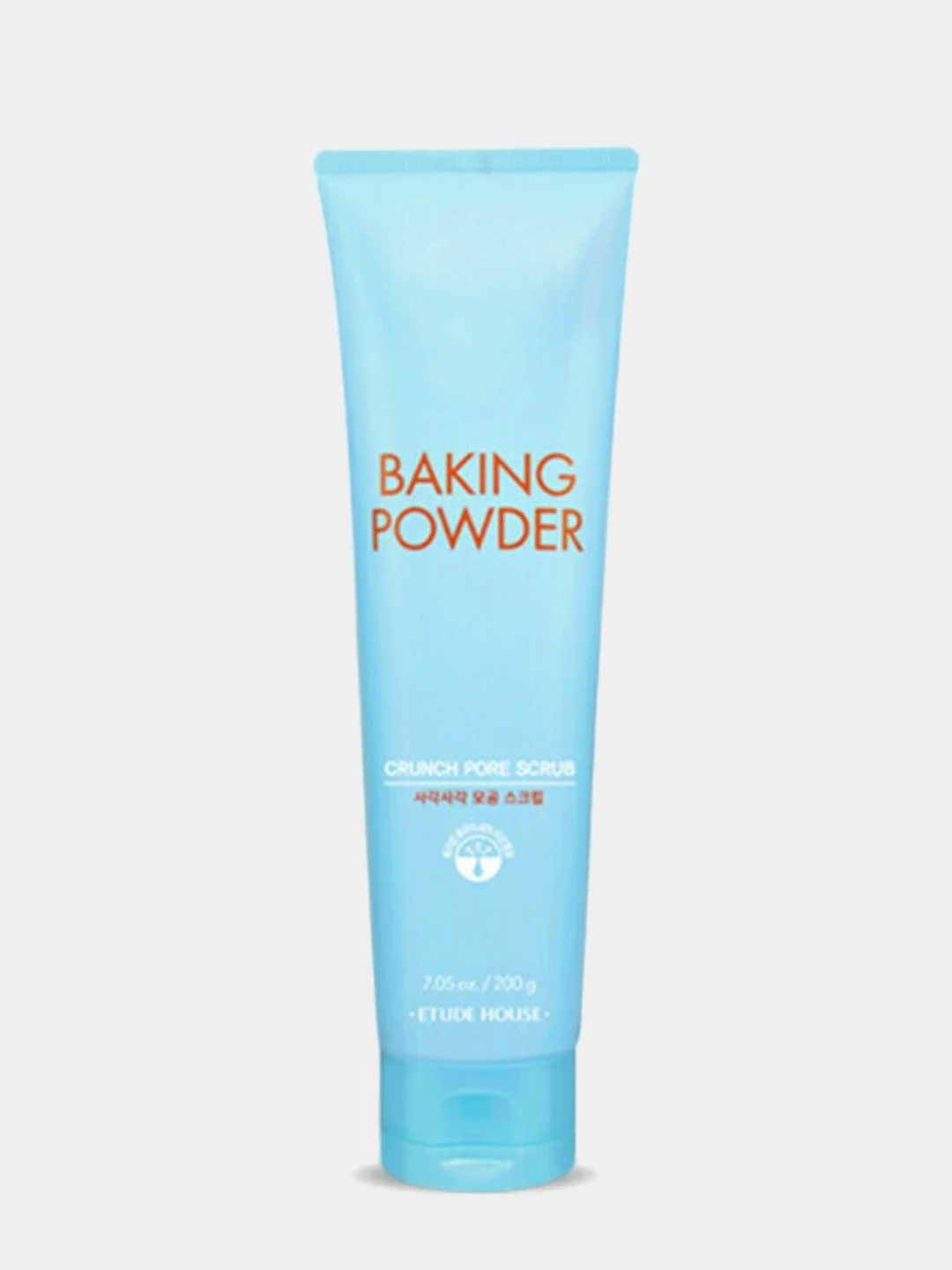 Небесно-голубой скраб содой и мятой Etude house Baking Powder Crunch Pore Scrub