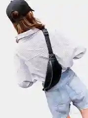 Сумка на пояс, экокожа
