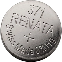 Батарейка часовая RENATA 371 купить по цене 149 ₽ в интернет-магазине ...