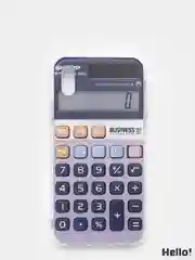Белый чехол для Apple iPhone XS Max Калькулятор, 2 вида