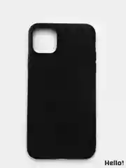 Черный чехол для Apple iPhone 11 Pro силиконовый