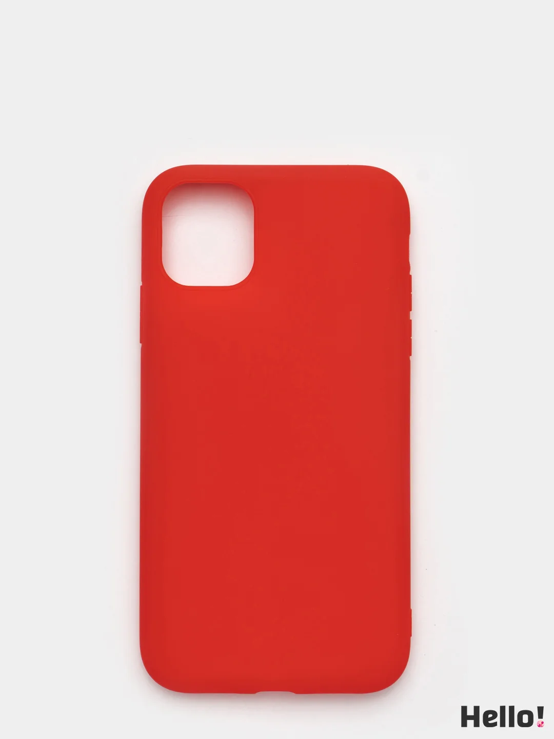 Красный чехол для Apple iPhone 11 Pro силиконовый