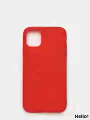 Красный чехол для Apple iPhone 11 Pro силиконовый