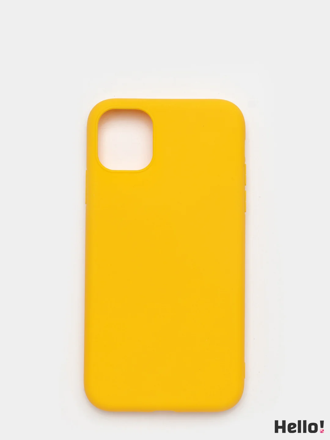 Желтый чехол для Apple iPhone 11 Pro силиконовый