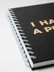 Планер-блокнот недатированный Agifta "I have a plan", А5, черный