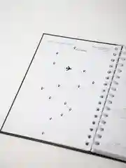 Планер-блокнот недатированный Agifta "I have a plan", А5, черный