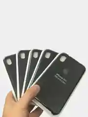 Черный чехол силиконовый Silicone Case для iPhone XR
