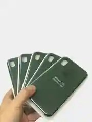 Лесной зеленый чехол силиконовый Silicone Case для iPhone XR