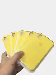 Желтый чехол силиконовый Silicone Case для iPhone XR