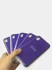 Фиолетовый чехол силиконовый Silicone Case для iPhone XR