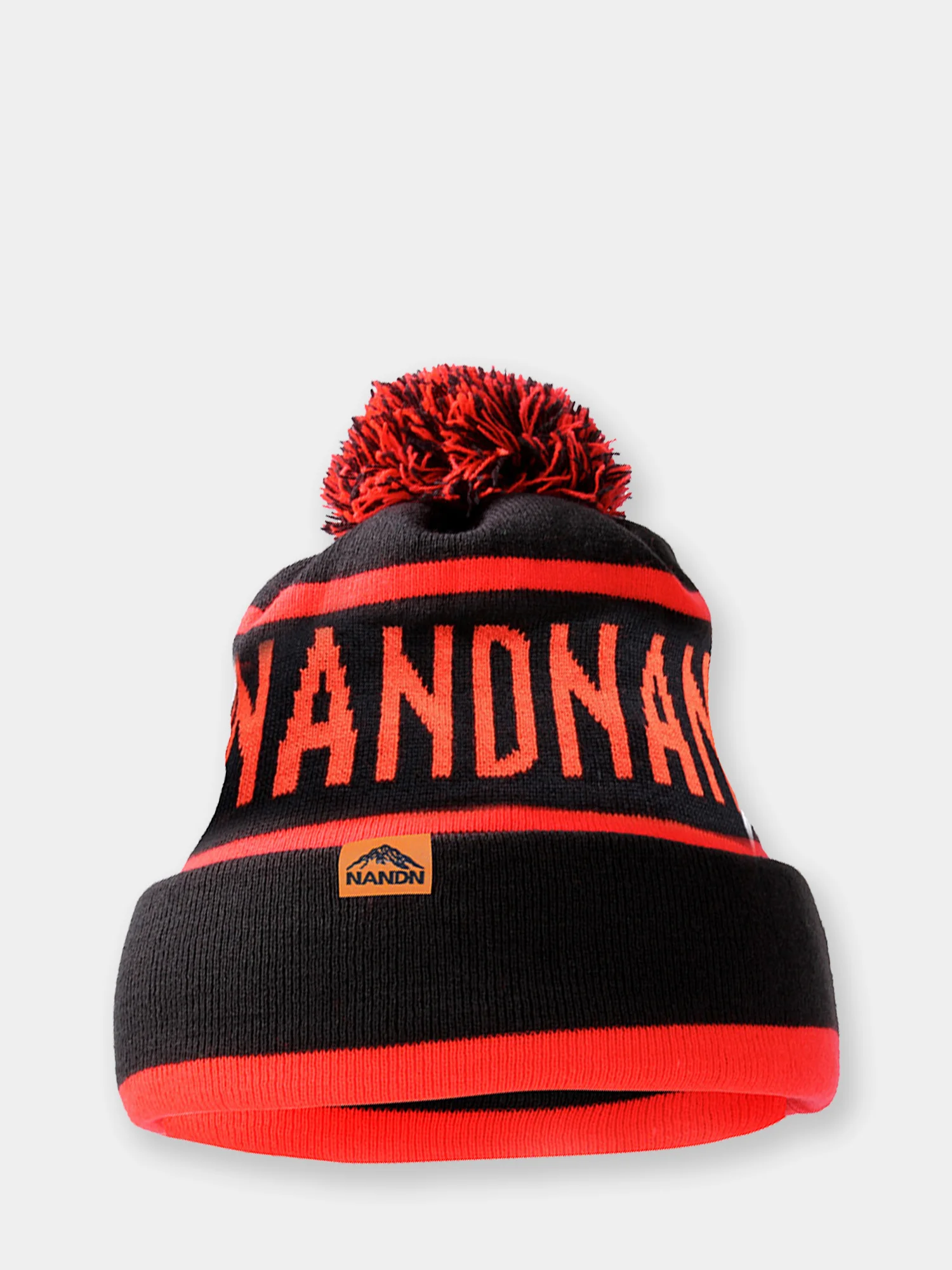 Оранжевый шапка зимняя Nandn