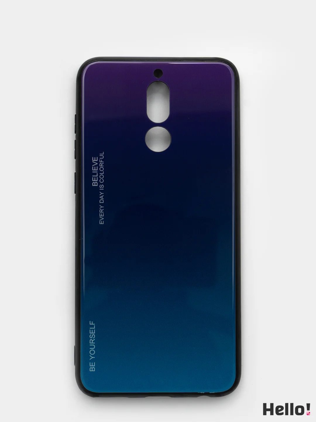 Угольный градиентный чехол из закалённого стекла для Huawei Mate 10 lite