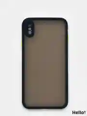Чехол для Apple iPhone XS Max с цветной рамкой, 9 цветов