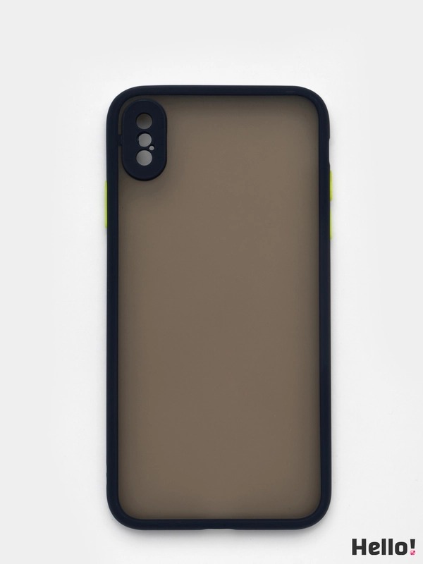 Чехол для Apple iPhone XS Max с цветной рамкой, 9 цветов