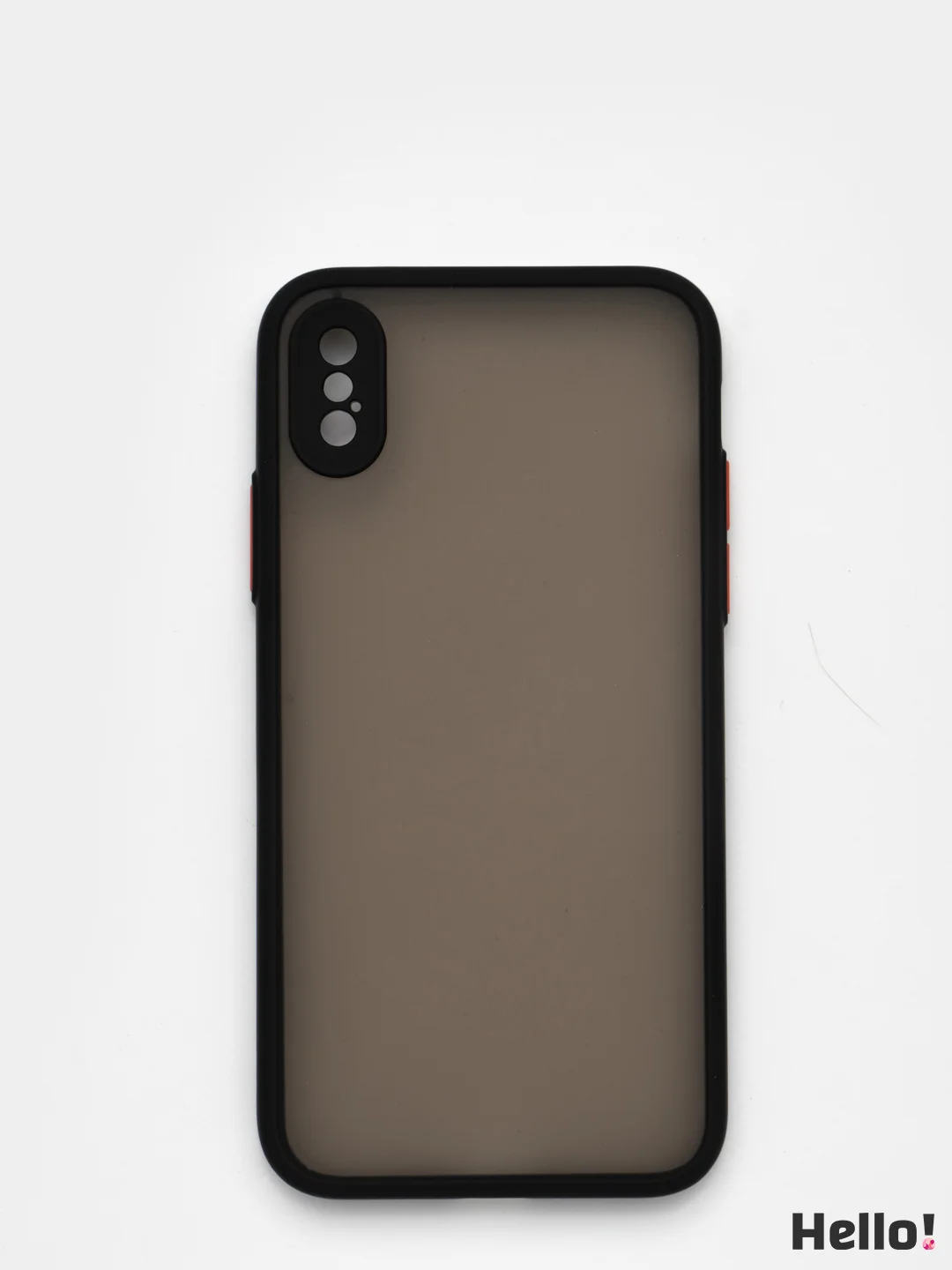 Черный чехол для Apple iPhone XS Max с цветной рамкой, 9 цветов