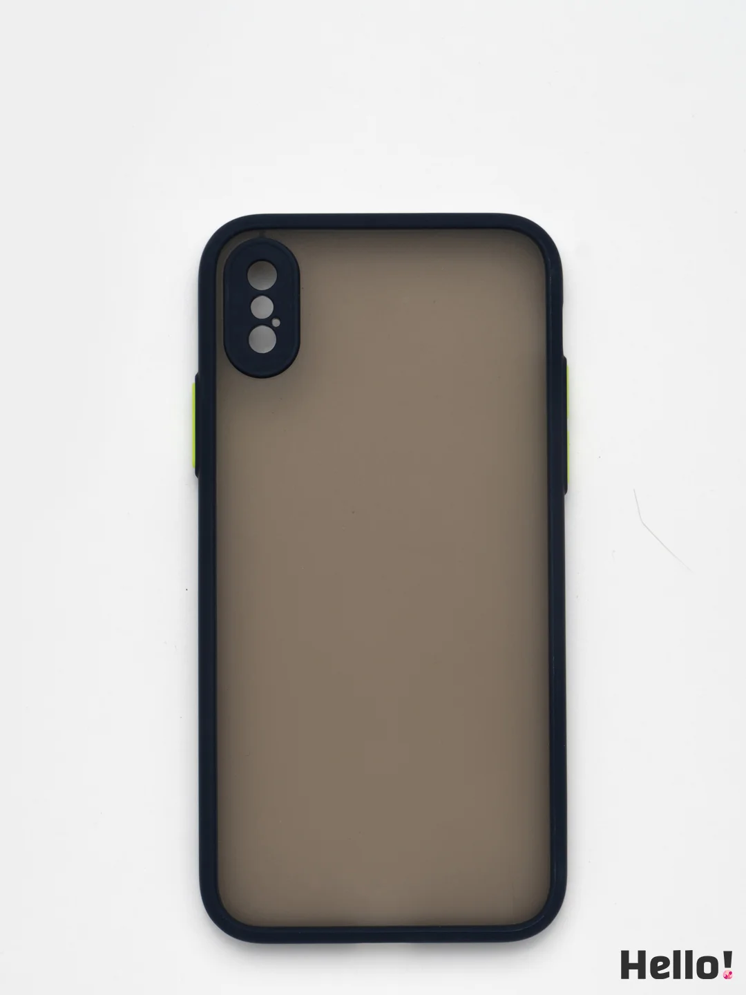 Синий чехол для Apple iPhone XS Max с цветной рамкой, 9 цветов