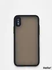 Синий чехол для Apple iPhone XS Max с цветной рамкой, 9 цветов
