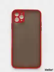 Красный чехол для Apple iPhone 11 Pro Max с цветной рамкой, 9 цветов