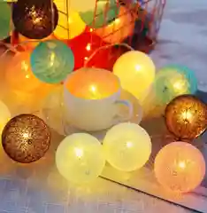 Гирлянда из хлопковой нити