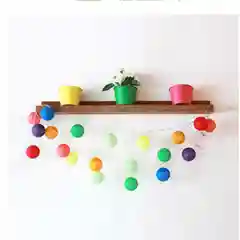 Гирлянда из хлопковой нити