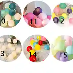 Гирлянда из хлопковой нити