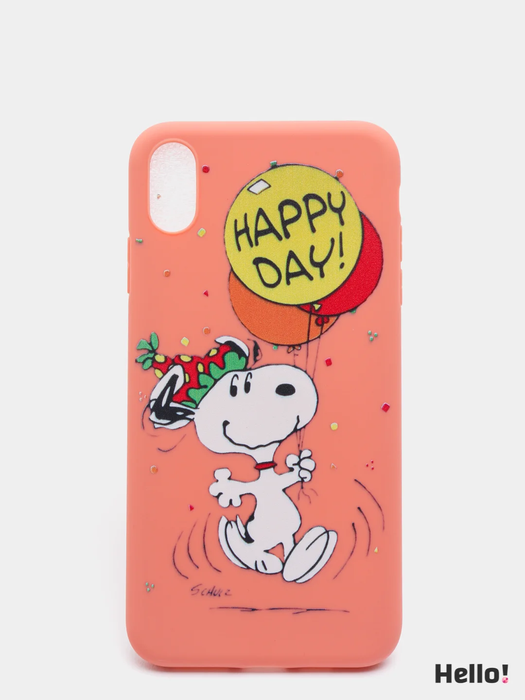 Черный чехол для Apple iPhone XS Max Snoopy