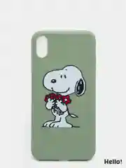 Угольный чехол для Apple iPhone XS Max Snoopy