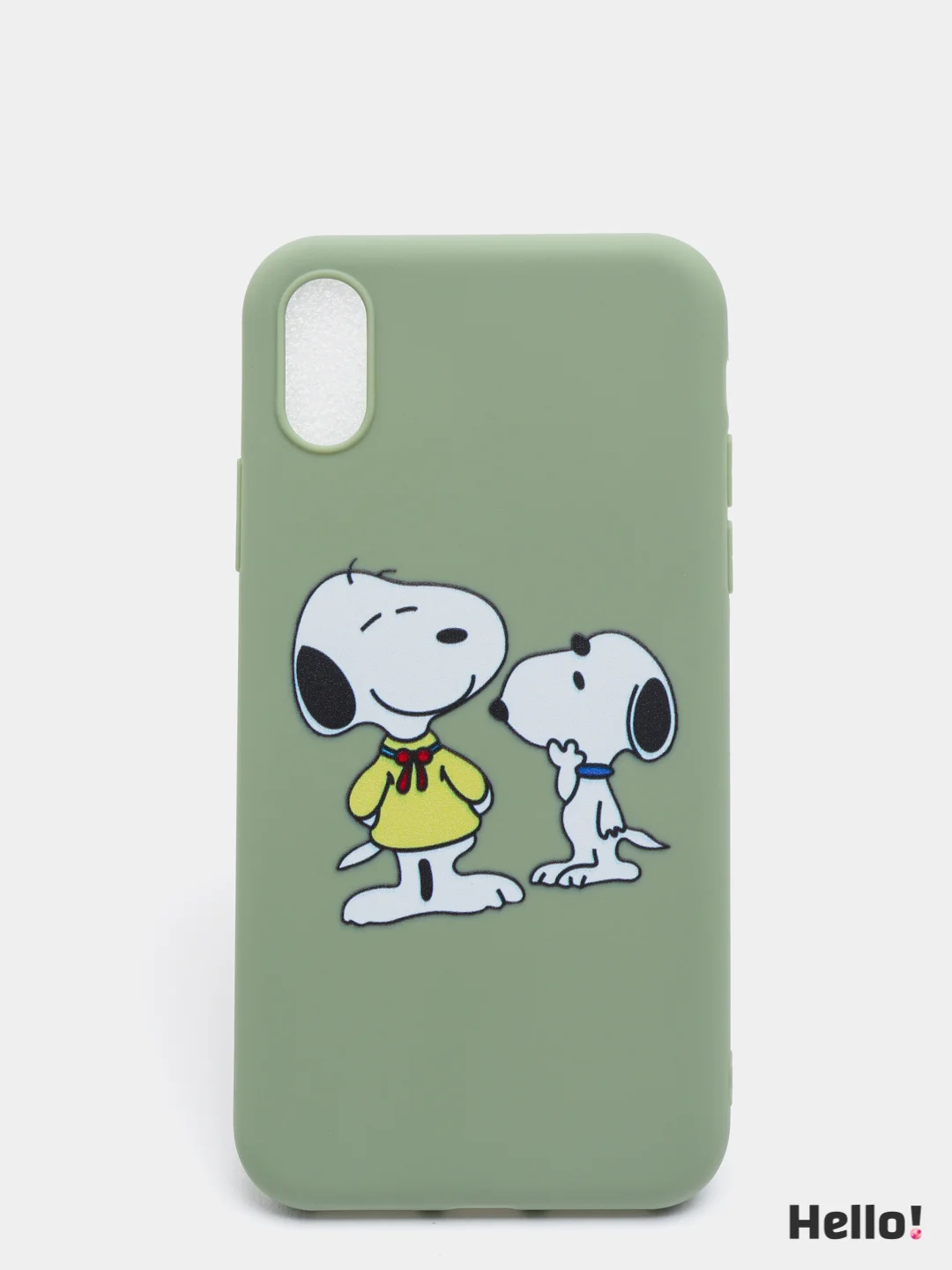 Серый чехол для Apple iPhone XS Max Snoopy