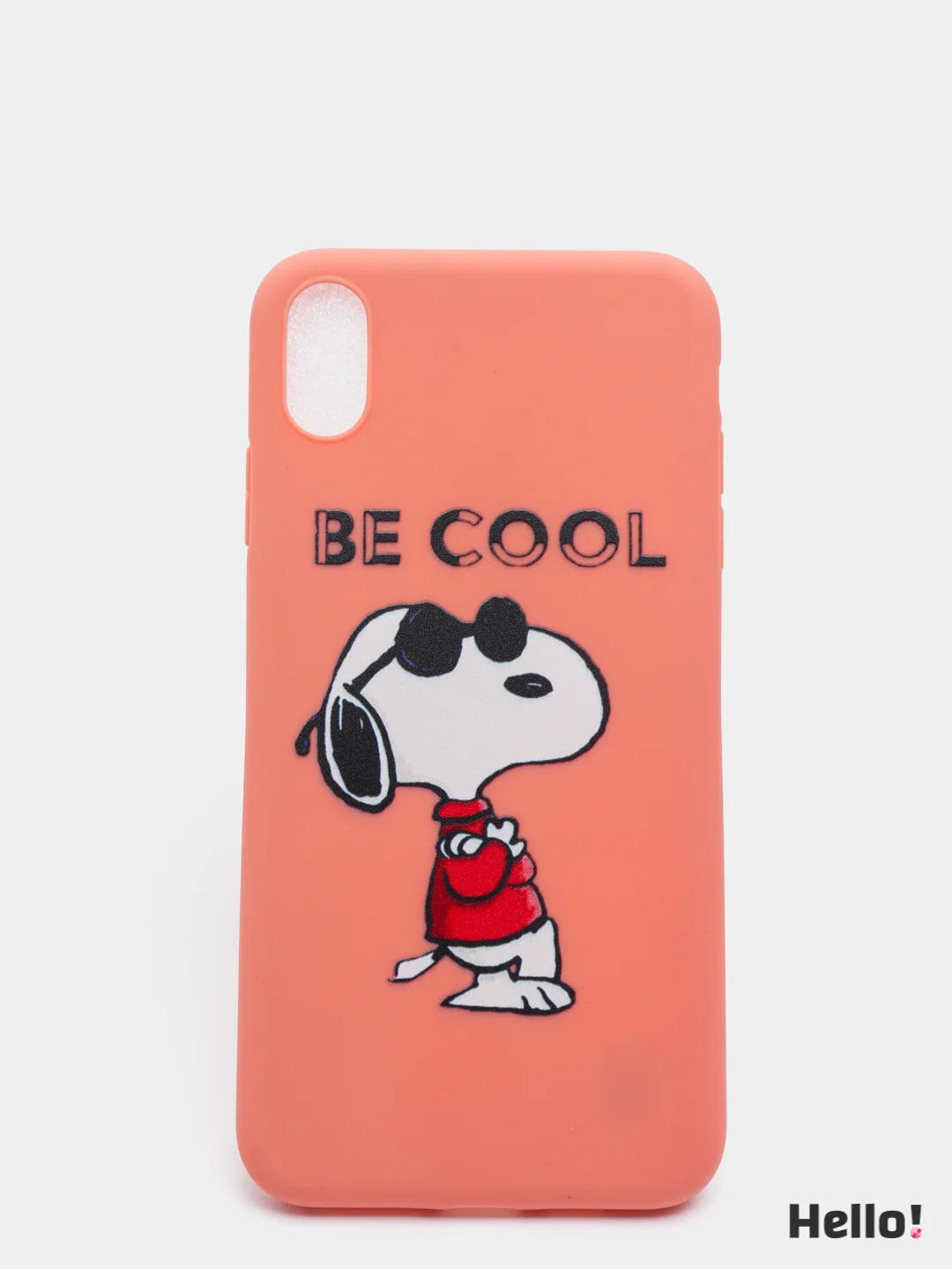 Белый чехол для Apple iPhone XS Max Snoopy
