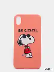 Белый чехол для Apple iPhone XS Max Snoopy