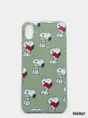 Хаки чехол для Apple iPhone XS Max Snoopy