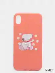 Золотой чехол для Apple iPhone XS Max Snoopy