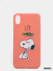 Бежевый чехол для Apple iPhone XS Max Snoopy