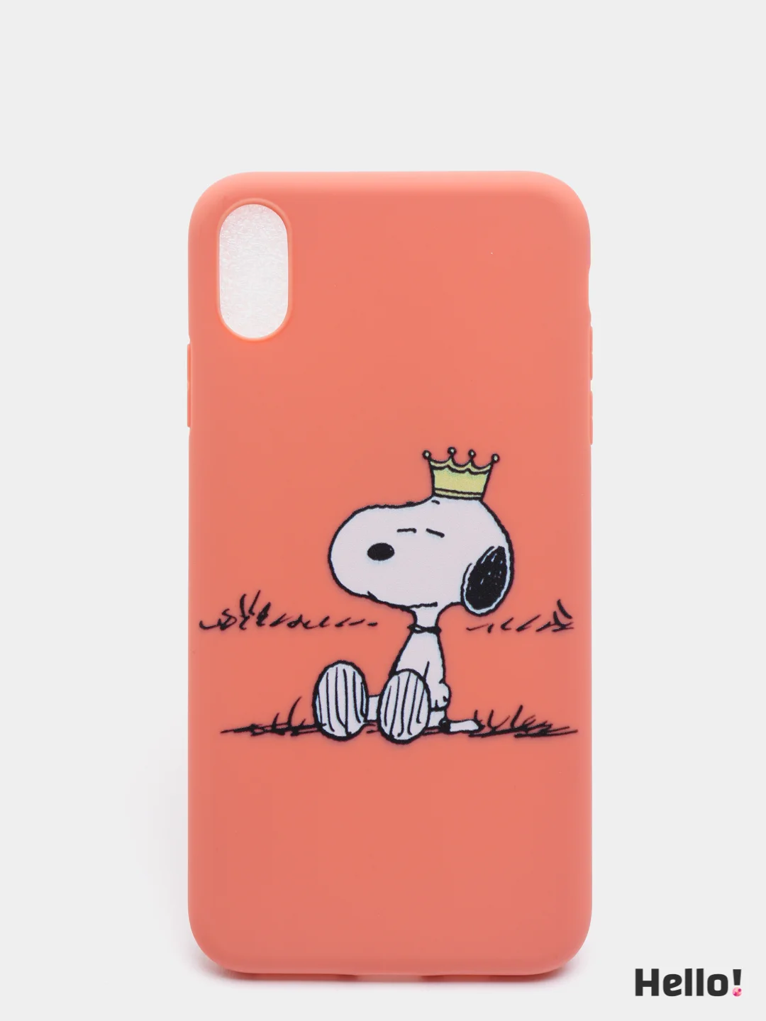 Коралловый чехол для Apple iPhone XS Max Snoopy