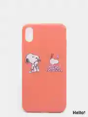 Фуксия чехол для Apple iPhone XS Max Snoopy