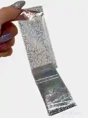 Ледяной фольга голографическая для маникюра