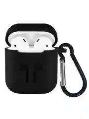 Белый силиконовая накладка на EarPods с карабином