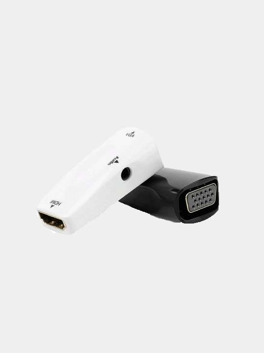 Переходник HDMI (мама) - VGA+AUDIO