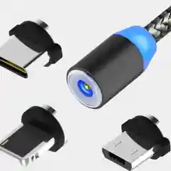 Магнитный кабель или коннектор (micro-USB/Type-C)