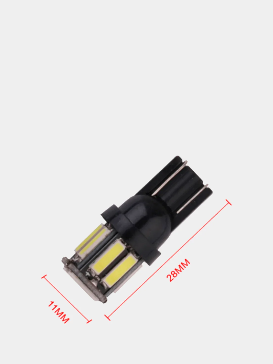 Светодиодная лампа W5W 10 LED