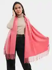 Конфетный палантин однотонный