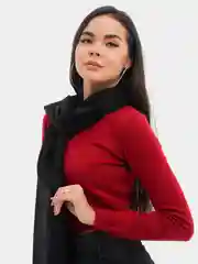 Палантин однотонный