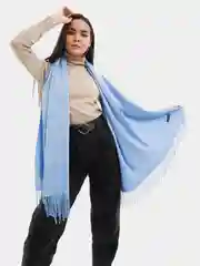 Палантин однотонный