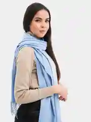 Палантин однотонный
