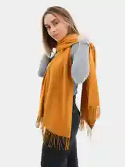 Палантин однотонный