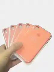 Оранжевый чехол силиконовый Silicone Case для iPhone XR