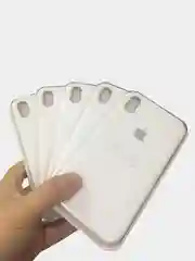 Белый чехол силиконовый Silicone Case для iPhone XR