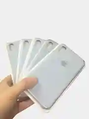 Серый меланж чехол силиконовый Silicone Case для iPhone XR